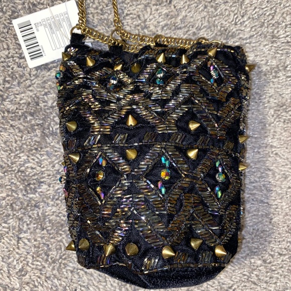 Urban Outfitters Handbags - Urban Outfitters Beaded Bucket Bag